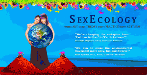 Annie Sprinkle and Elizabeth Stephens Holding the Earth