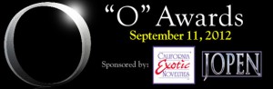 ANE's O Awards 2012 banner