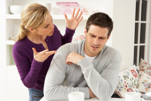 Couple Having Argument At Home