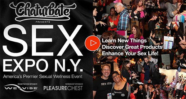 Banner ad for the 2017 SEX expo, formerly SHE expo