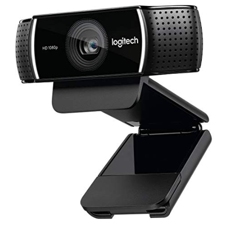 Logitech C922x Pro Stream Webcam Full 1080p HD Camera Background Replacement Technology for YouTube or Twitch Streaming