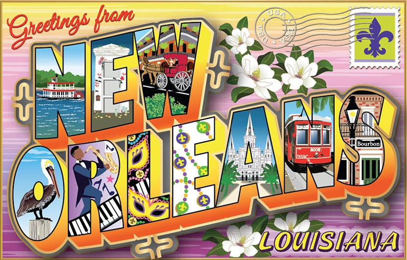 New Orleans postcard image