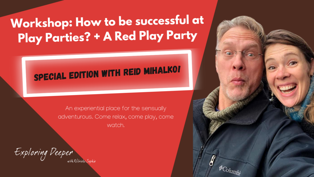 Event Banner for "How to be Successful at Play Parties? + A Red Play Party.