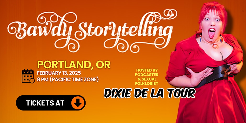 Event banner for Bawdy Storytelling Porland, OR