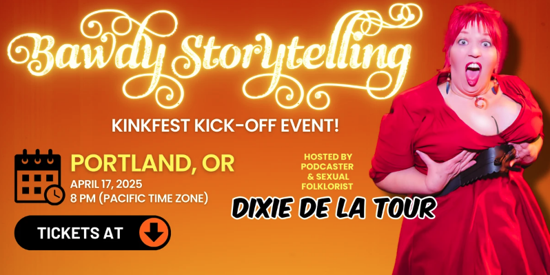 Promo image for Bawdy Storytelling's Portland show