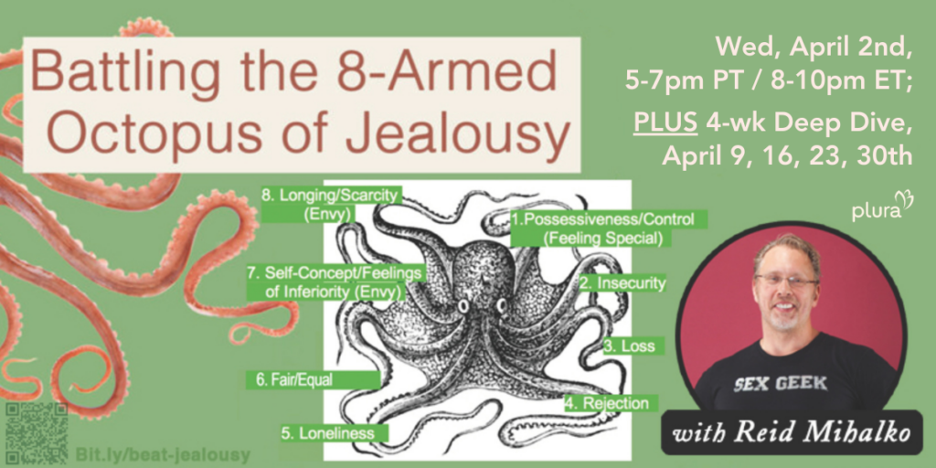 Event Banner for the Battling the 8-Armed Octopus of Jealousy workshop