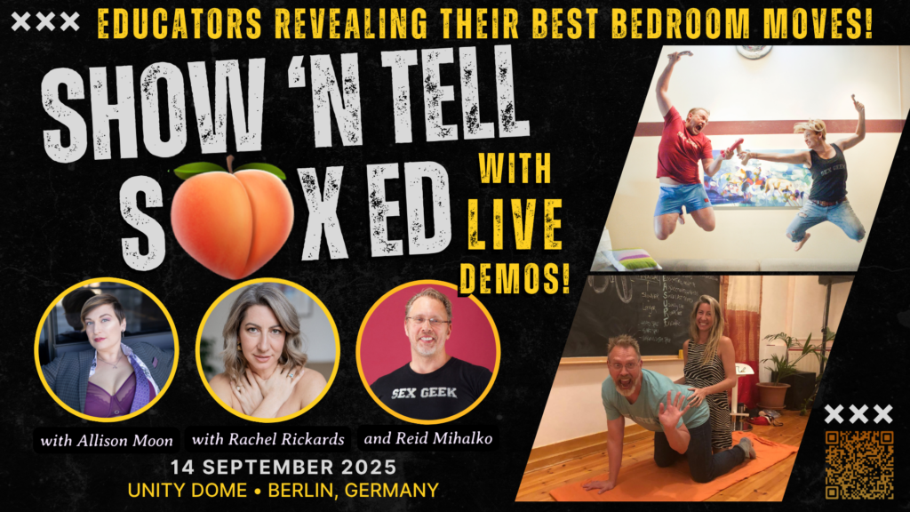 Event Banner for Show and Tell Sex Ed in Berlin