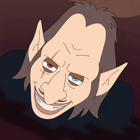 Big Mouth cartoon's Shame Wizard GIF