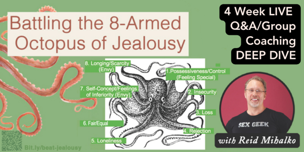 Event Banner for the Battling the 8-Armed Octopus of Jealousy workshop
