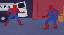 Spiderman pointing GIF