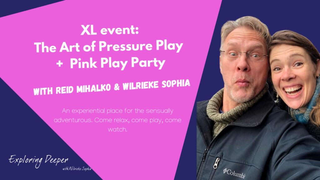 Event Banner for The Art of Pressure Play and Pink Party