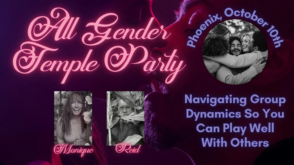 Event Banner for All Gender Temple Party Phoenix October 10th