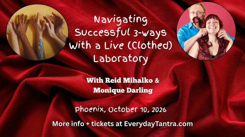 Event Banner for Navigating Successful 3-ways with a Like (clothed) Laboratory
